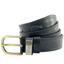 کمربند RABO چرم مصنوعی 3.5 سانت اسپرت برند GUCCI کد R301-22